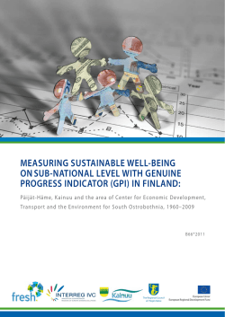 measuring sustainable well-being on sub
