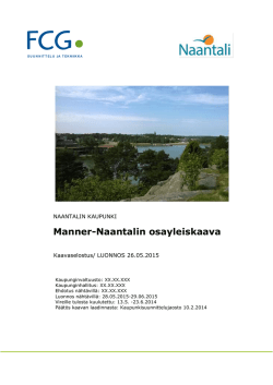 Manner-Naantalin osayleiskaava