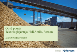 Fortum – Research, development and demonstrations