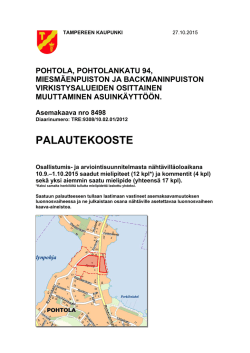 PALAUTEKOOSTE - Tampereen kaupunki