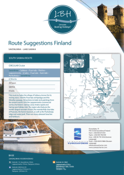 Route Suggestions Finland