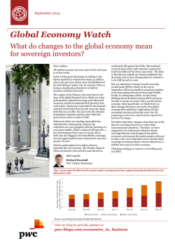 Global Economy Watch (September 2015)