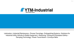 Lubrication • Industrial Maintenance • Process - YTM