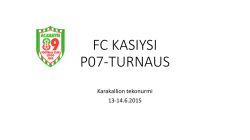 FC KASIYSI P07-TURNAUS