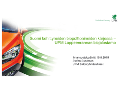 UPM Lappeenrannan biojalostamo