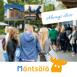 Always close - Mäntsälän Yrityskehitys Oy