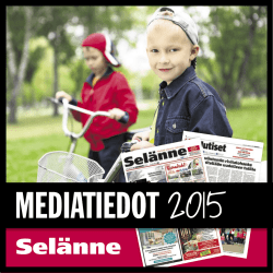 Mediakortti 2015 - KP mediaopas