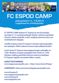 FC Espoo Camp_2015