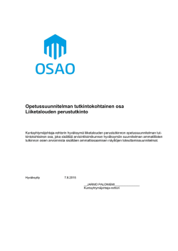 Liiketalouden perustutkinto
