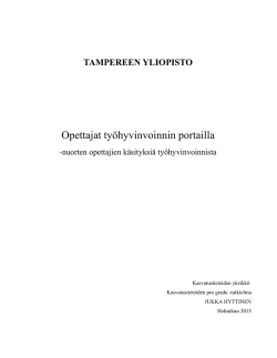 Avaa tiedosto - Tampereen yliopisto