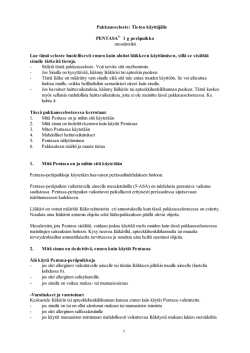 Pentasa 1 g peräpuikko PL 2015-04-07