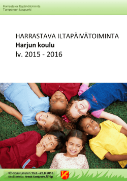 Harjun HIP-kerhot 2015-2016
