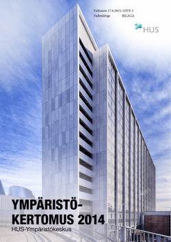 liite 3: ympäristökertomus 2014