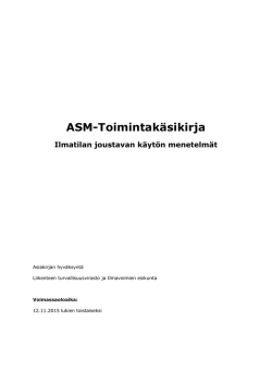 ASM-Toimintakäsikirja