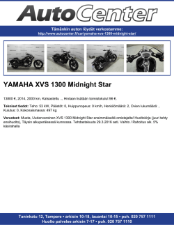 YAMAHA XVS 1300 Midnight Star