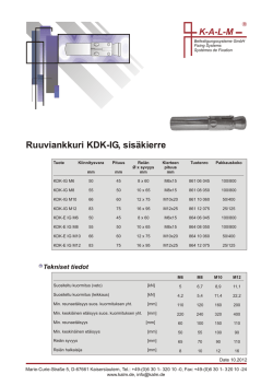 Ruuviankkuri KDK-IG, sisäkierre