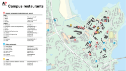 Campus restaurants