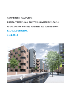 Kilpailuohjelma - Tampereen kaupunki