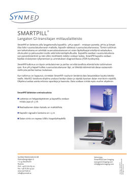 SmartPill info - SynMed Medicinteknik AB