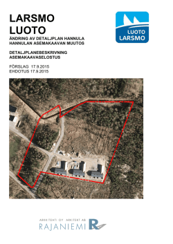 LARSMO LUOTO - Larsmo kommun