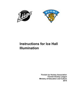 Instructions for Ice Hall Illumination