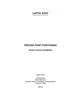 PRECISE POINT POSITIONING
