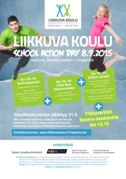 School Action Day 8.9.2015