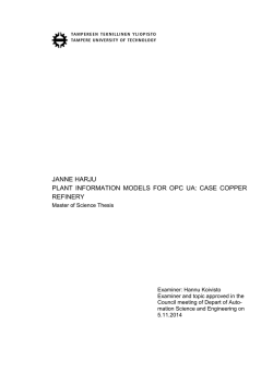 janne harju plant information models for opc ua