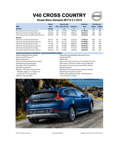 Volvo V40 Cross Country Ocean Race MY15 2.1.2015