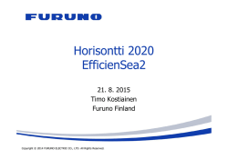 Case Furuno - Timo Kostiainen, tuotekehityspäällikkö