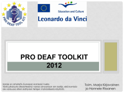 Pro Deaf Toolkit - Bovallius