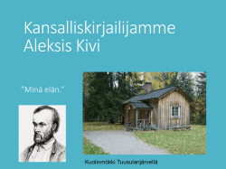 Lataa: Kansalliskirjailijamme Aleksis Kivi