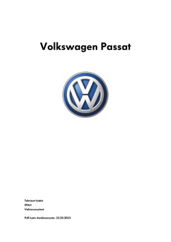 Volkswagen Passat tekniset tiedot, mitat ja varusteet