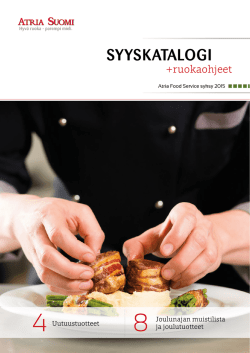 lataa pdf - Atriafoodservice.fi