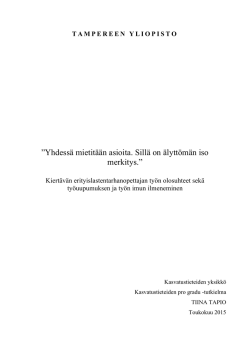 Avaa tiedosto - Tampereen yliopisto