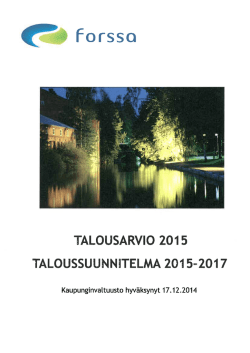 Talousarvio 2015