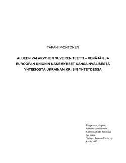 Avaa tiedosto - Tampereen yliopisto