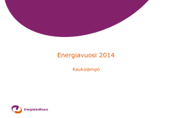 Energiavuosi 2014 - Energiateollisuus
