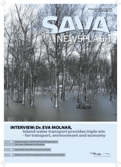 SAVSKIVestnik št. 16 - International Sava River Basin Commission +