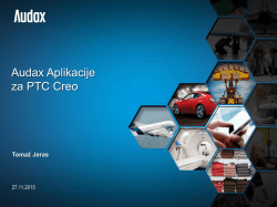 Audax Aplikacije za PTC Creo