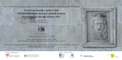 Začetki spomeniške službe v Istri Gli inizi della tutela dei beni
