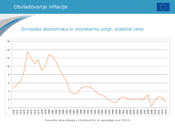 Obvladovanje inflacije Evropska ekonomska in monetarna unija