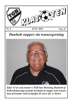 Nr 2. 2015 - Toreby Grænge Boldklub