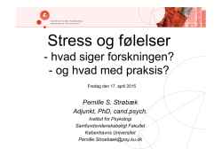 4_Strøbæk_Stress og følelser 17_04_15