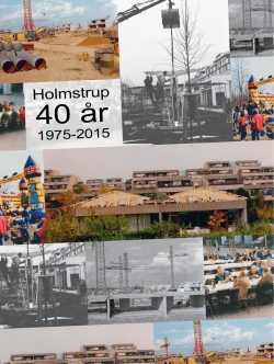 sektionen “Holmstrup 40 år”