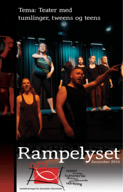 Tidsskriftet Rampelyset, dec. 2014