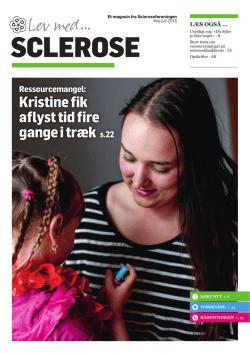 Lev med sclerose maj-juli 2015
