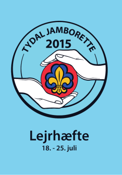 Lejrhæftet for Jamboretten 2015