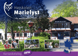 katalog 2016 - Højskolen Marielyst