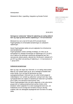 2015 2004 Hoeringssvar Vedr Vejledningsaendring Til Serviceloven